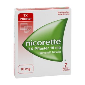 Nicorette TX 10 mg Nikotinpflaster Vergleich