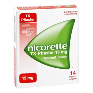 Nicorette TX 15 mg Nikotinpflaster Test