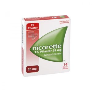 Nicorette TX 25 mg Pflaster Testsieger